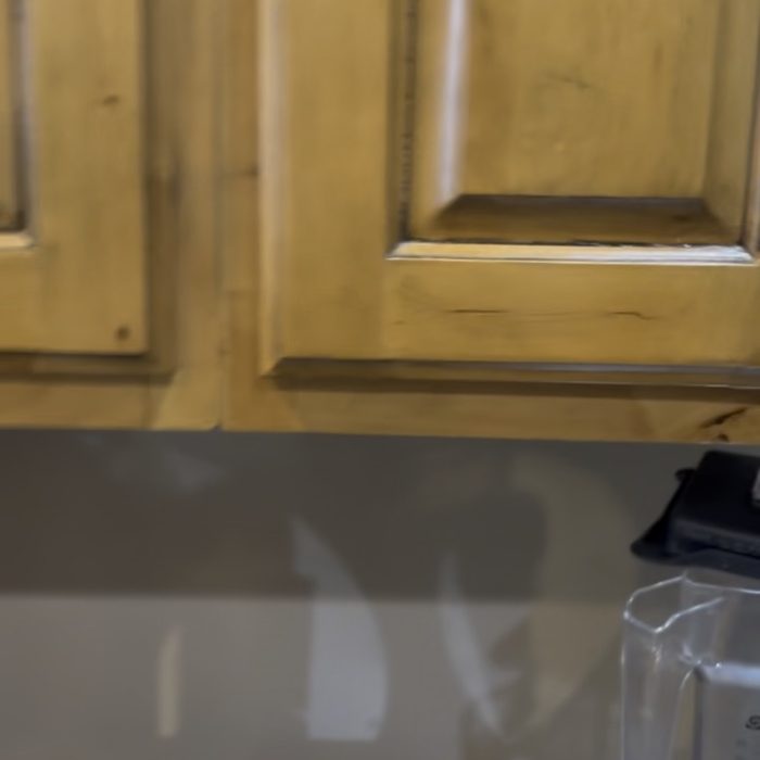 Cabinet Repair before Video